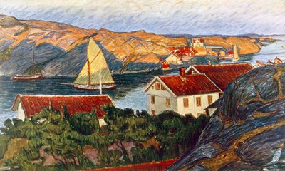 Market in a Coastal Place by Karl Fredrick Nordstrom